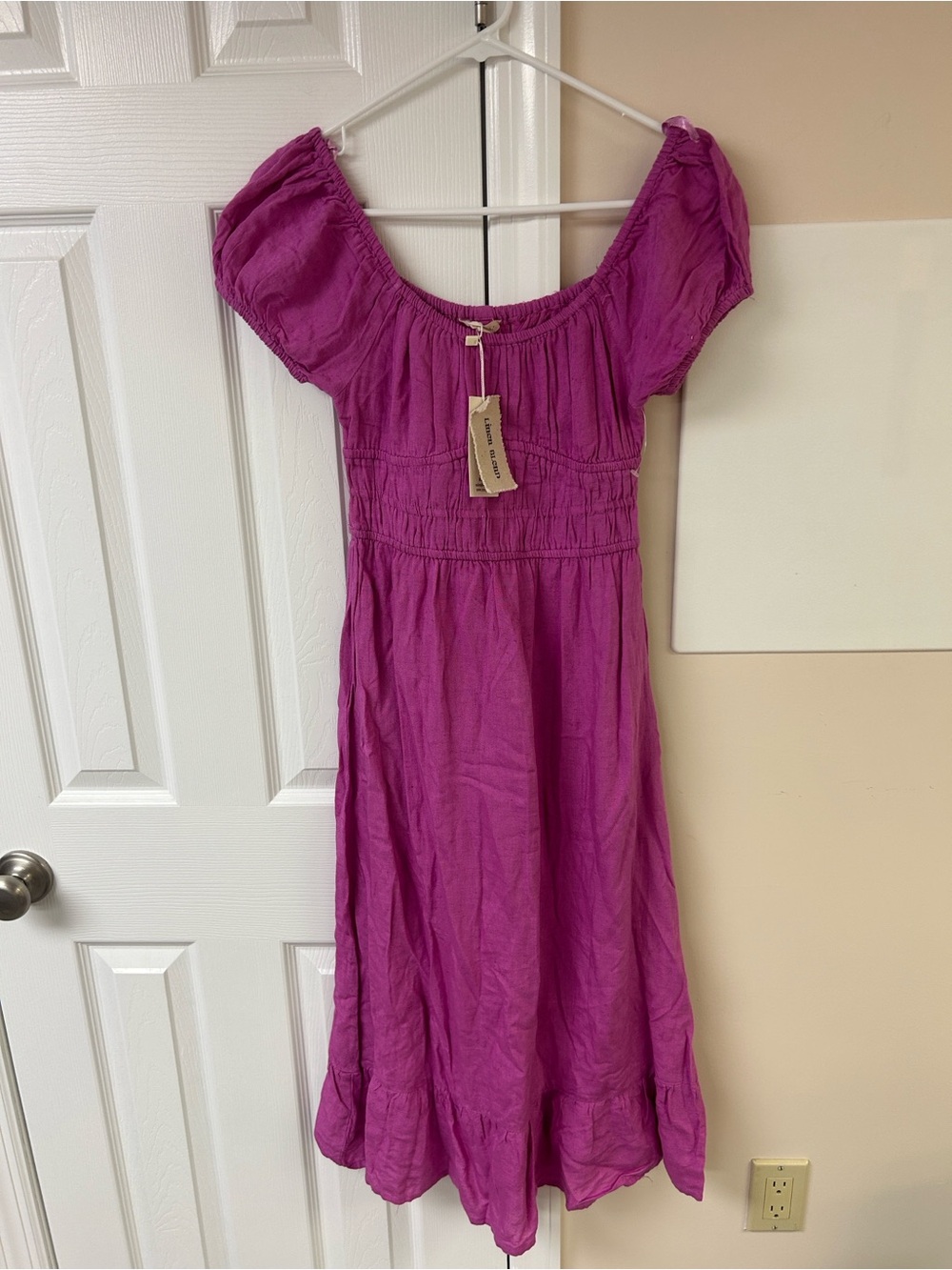 NWT Sim & Sam Linen Blend Maxi Dress